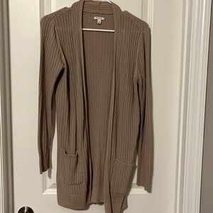 Sonoma tan sweater cardigan